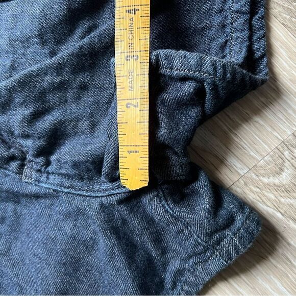 THEORY denim Bell Tailored  5 pocket  jean pleated Short with wide pleats 26 - Picture 4 of 9